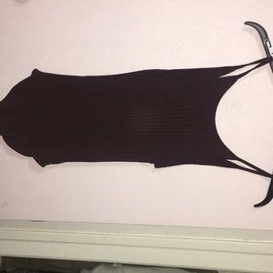 American Eagle Maroon body suit